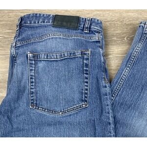 Lacoste‎ Jeans Mens 36 Blue Slim Fit Straight Zip Fly Denim 36 X 34